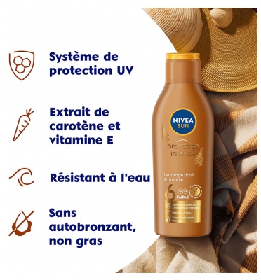 Nivea Sun Intense Bronze SPF6 200 ml