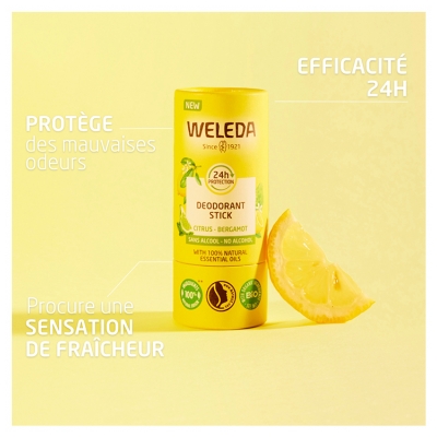 Weleda Déodorant Stick Citrus Bergamote 50 g