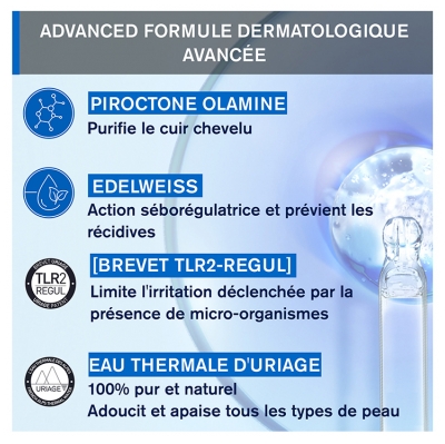 Uriage DS HAIR Shampoing Doux Équilibrant 500 ml