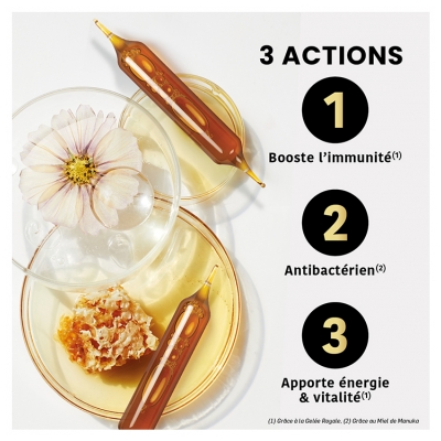 Santarome Bio Gelée Royale 2000 Miel de Manuka Bio 20 Ampoules
