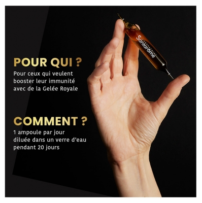 Santarome Bio Gelée Royale 2000 Miel de Manuka Bio 20 Ampoules