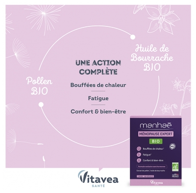 Vitavea Manhaé Ménopause Expert Bio 60 Gélules