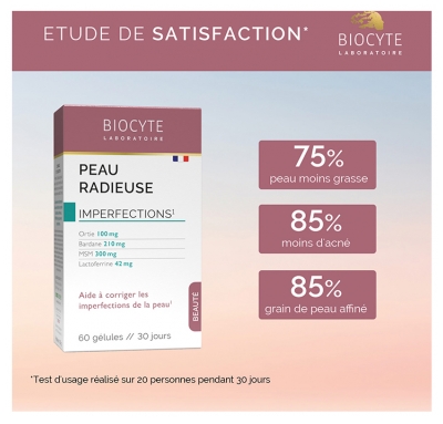 Biocyte Peau Radieuse 60 Gélules