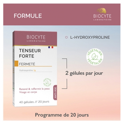 Biocyte Tenseur Forte Peau Raffermie 40 Gélules