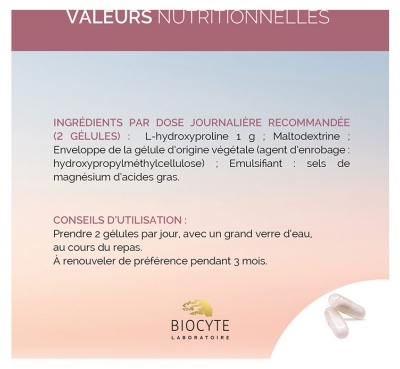 Biocyte Tenseur Forte Peau Raffermie 40 Gélules