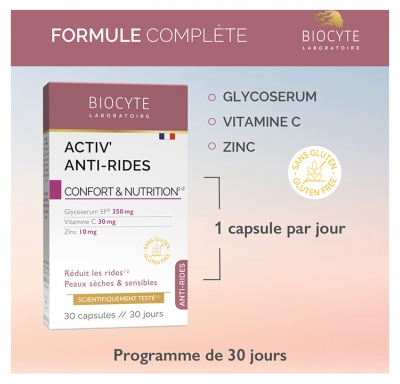 Biocyte Activ' Anti-Rides 30 Capsules