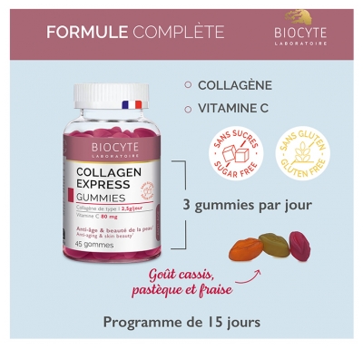 Biocyte Collagen Express 45 Gummies