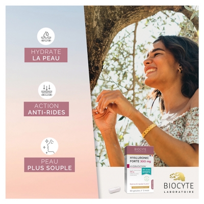 Biocyte Hyaluronic Forte 300 mg Anti-Âge 90 Gélules