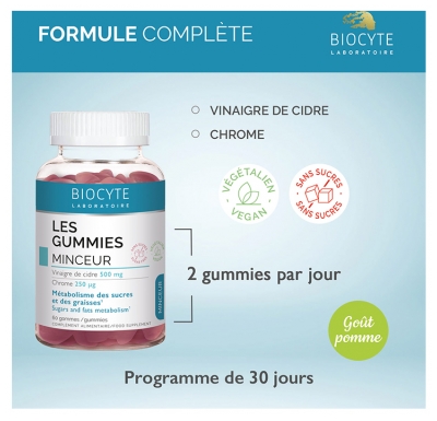 Biocyte Les Gummies Minceur 60 Gummies