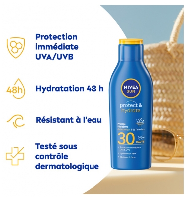 Nivea Sun Protect & Hydrate Lait Solaire SPF30 200 ml