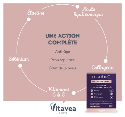 Vitavea Manhaé Collagène Expert 30 Gélules