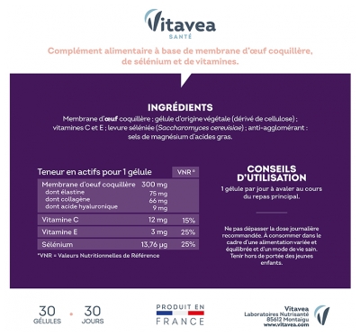 Vitavea Manhaé Collagène Expert 30 Gélules