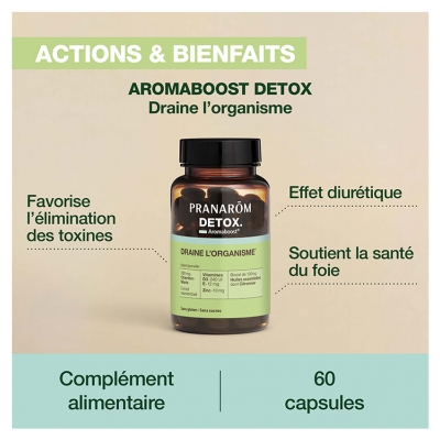 Pranarôm Aromaboost Détox 60 Capsules