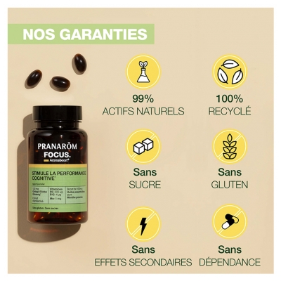 Pranarôm Aromaboost Focus - Concentration 60 Capsules