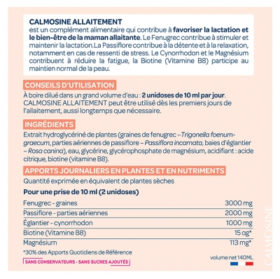 Calmosine Allaitement 14 Dosettes
