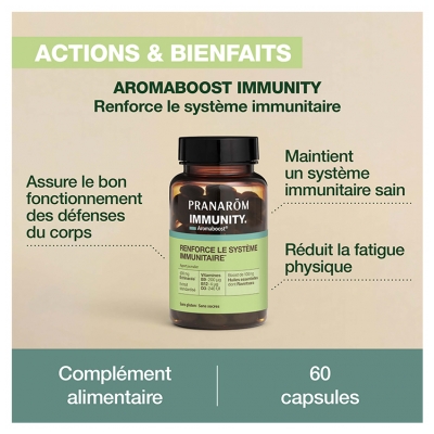 Pranarôm Aromaboost Immunity - Immunité 60 Capsules
