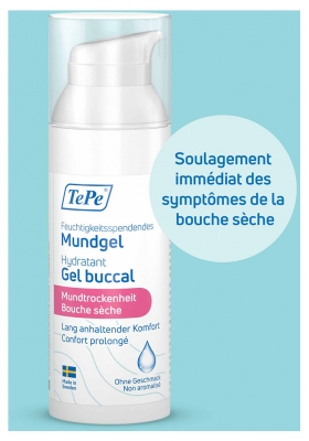 TePe Gel Buccal Hydratant Bouche Sèche Non Aromatisé 50 ml