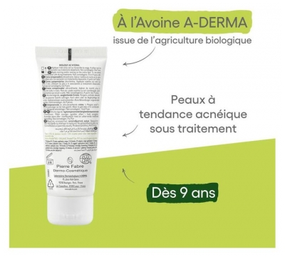 A-DERMA Biology AC Hydra Crème Compensatrice Ultra-Apaisante Bio 40 ml