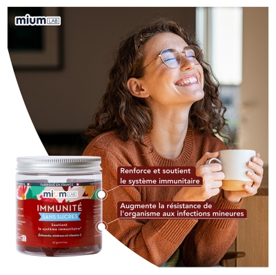 Mium Lab Immunité Sans Sucres 42 Gummies