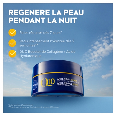 Nivea Q10 Anti-Rides Power Soin de Nuit Raffermissant 50 ml