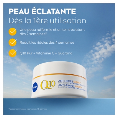 Nivea Q10 Anti-Rides Energy Soin de Jour Activateur d'Éclat SPF15 50 ml