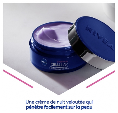 Nivea Cellular Expert Filler Soin de Nuit Anti-Âge Repulpant 50 ml