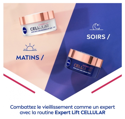 Nivea Cellular Expert Lift Soin de Nuit Anti-Âge Lissant 50 ml