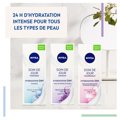 Nivea Soin de Jour Apaisant Peaux Sensibles SPF15 50 ml
