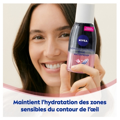 Nivea Démaquillant Biphase Yeux Éclat 125 ml