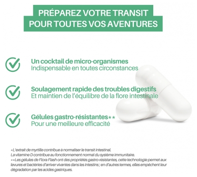Orthonat Flora Flash Selles Normales 30 Gélules