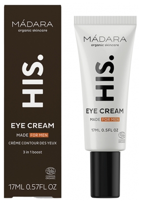 Mádara HIS Crème 3 en 1 Contour des Yeux pour Homme 17 ml