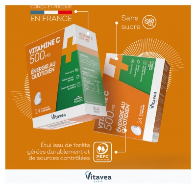 Vitavea Vitamine C 500 mg 24 Comprimés à Croquer