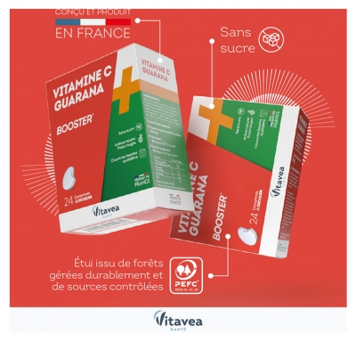Vitavea Vitamine C Guarana 24 Comprimés à Croquer