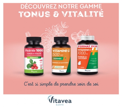 Vitavea Acérola 1000 60 Comprimés