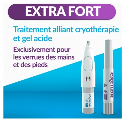 Excilor Traitement des Verrues Duo Power