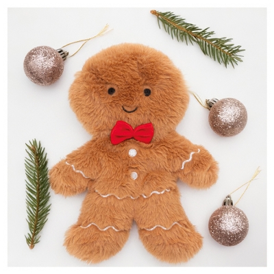 Plic Care Peluche Chaud/Froid Pain d'Épice