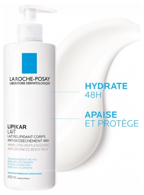 La Roche-Posay Lipikar Lait Relipidant Corps Anti-Dessèchement 48H 400 ml