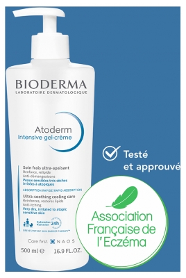 Bioderma Atoderm Intensive Gel-Crème Soin Frais Ultra-Apaisant 500 ml