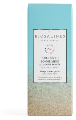 Biosalines Huile Sèche Bonne Mine à l'Algue Dorée 30 ml