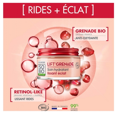 Léa Nature SO BIO étic Lift'Grenade Soin Hydratant Lissant Éclat Bio 50 ml