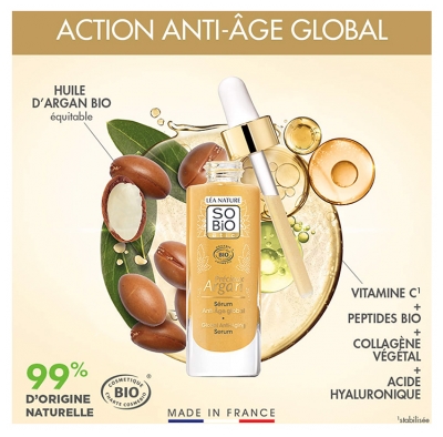 Léa Nature SO BIO étic Précieux Argan Sérum Anti-Âge Global Bio 30 ml