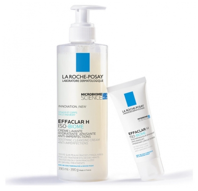 La Roche-Posay Effaclar H Iso-Biome Soin Réparateur Apaisant Anti-Marques 40 ml