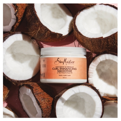 SheaMoisture Noix de Coco et Hibiscus Smoothie Sublimateur de Boucles 326 ml