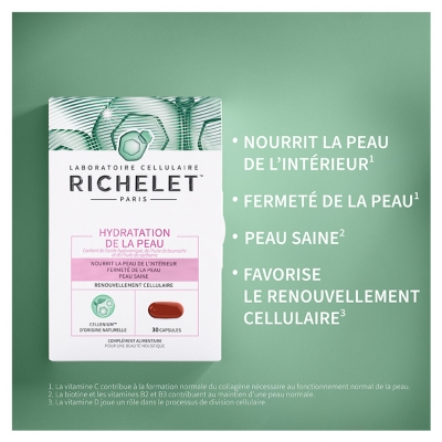 Richelet Hydratation de la Peau 30 Capsules