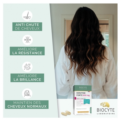 Biocyte Keratine Forte Anti-Chute 120 Gélules