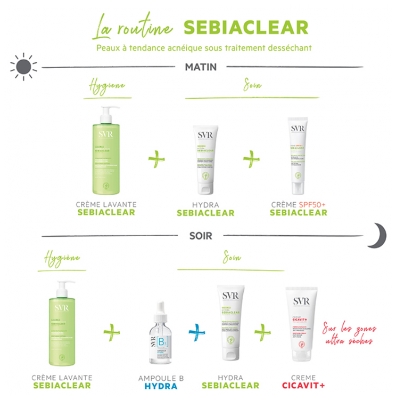SVR Sebiaclear Hydra Soin Réparateur Apaisant Anti-Marques 40 ml