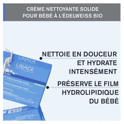 Uriage Bébé 1ère Crème Lavante Solide 100 g