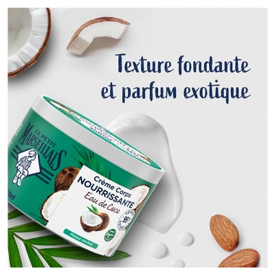 Le Petit Marseillais Crème Corps Nourrissante Eau de Coco 380 ml