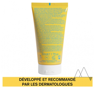 Uriage Bariésun Crème Hydratante Très Haute Protection SPF50+ Sans Parfum 50 ml
