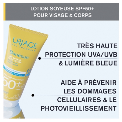 Uriage Bariésun Lait Soyeux Très Haute Protection SPF50+ 100 ml